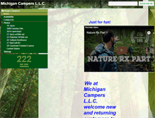 Tablet Screenshot of michigancampers.net